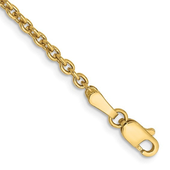 YELLOW GOLD ANKLET