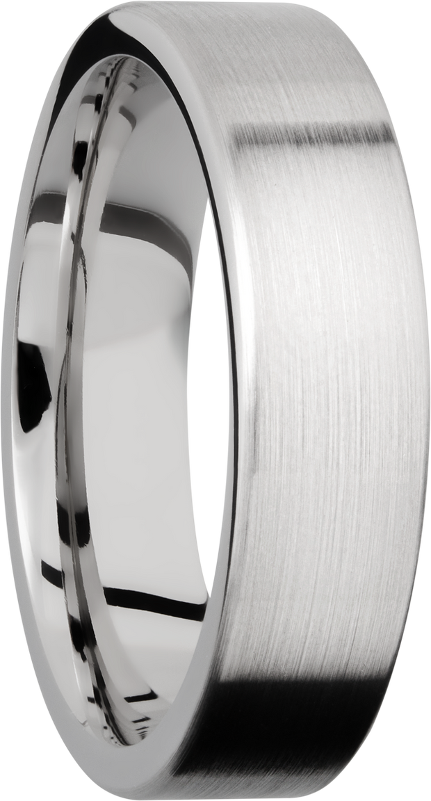 Cobalt chrome 6mm flat band
