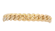 11.7mm Solid Cuban Chain Bracelet
