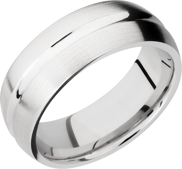 Cobalt Chrome 8mm domed concave band
