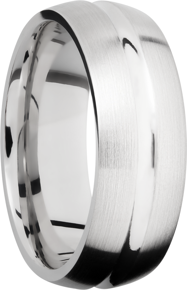 Cobalt Chrome 8mm domed concave band