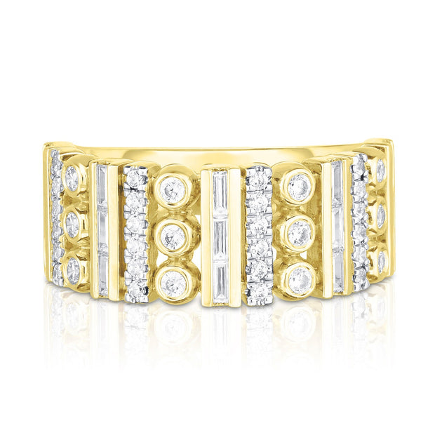 URBAETIS - VERTICAL ROW DIAMOND CIGAR BAND