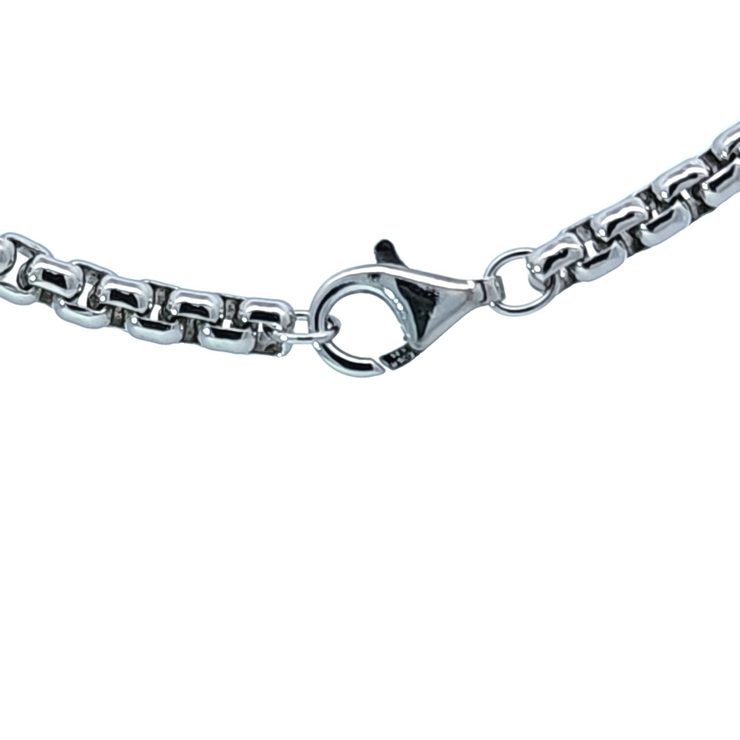 STERLING SILVER BOX CHAIN 22"