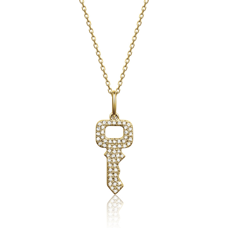 LUVENTE - DIAMOND KEY PENDANT