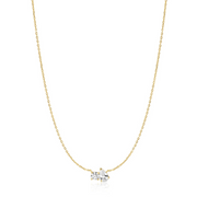 Ania Haie - Gold Plated Toi & Moi Necklace
