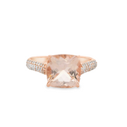 Rose Gold Morganite Ring