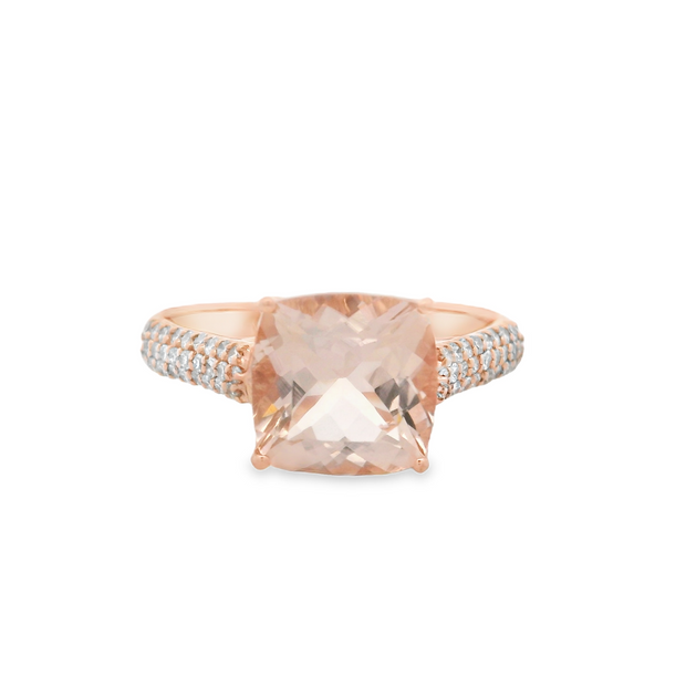 Rose Gold Morganite Ring