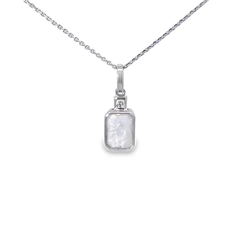 OPAL & DIAMOND PENDANT