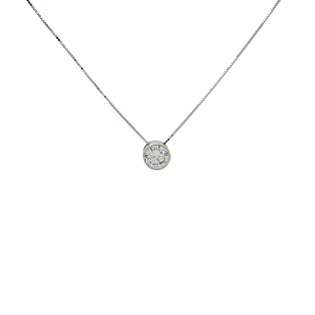 Diamond Solitaire Pendant