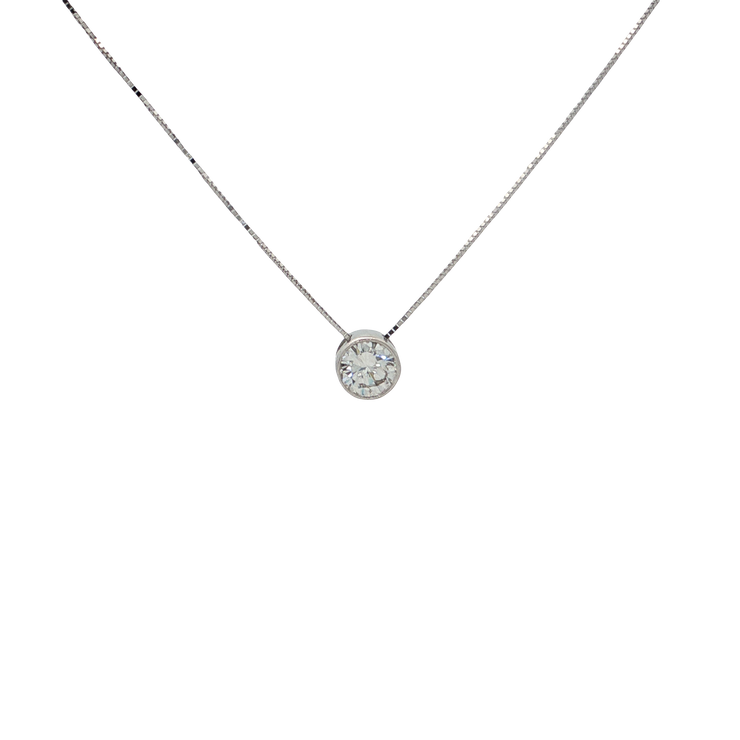 Diamond Solitaire Pendant