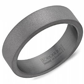 CROWN RING – SANDBLAST TANTALUM BAND