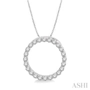 ASHI - CIRCLE OF LOVE DIAMOND PENDANT
