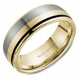 CROWN RING – MENS TANTALUM WEDDING BAND