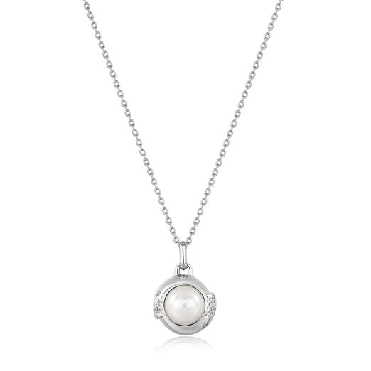 ANIA HAIE - SILVER PEARL SPHERE PENDANT