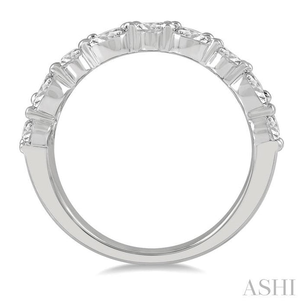 Ashi - 3 Row Diamond Ring