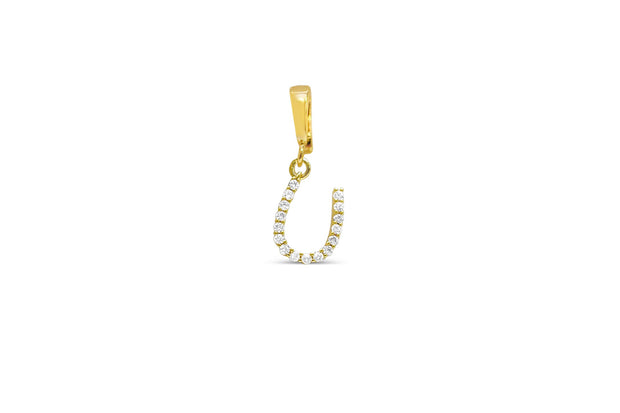 CHARM ERA - CZ Horseshoe - Gold