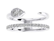 Double Row Diamond Ring