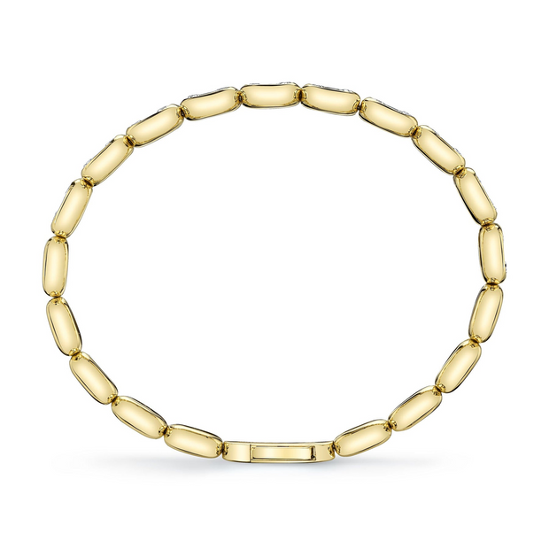 Shy Creation - 1.00Ct Diamond Baguette Flexible Bangle