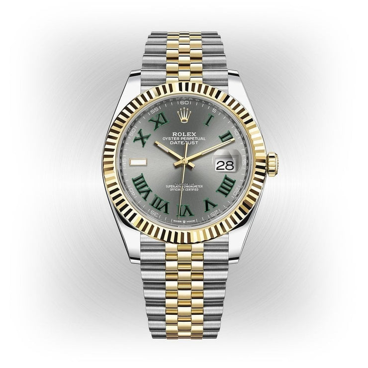 2024 ROLEX DATEJUST - TWO TONE WIMBLEDON