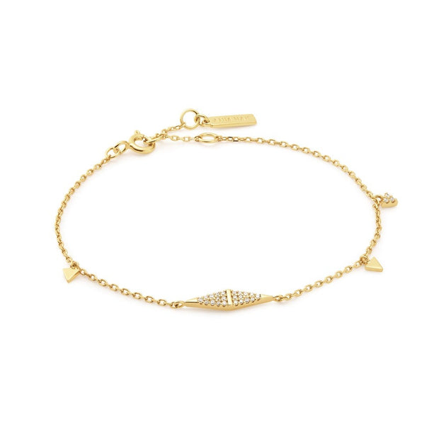 Ania Haie - Gold Geometric Chain Bracelet