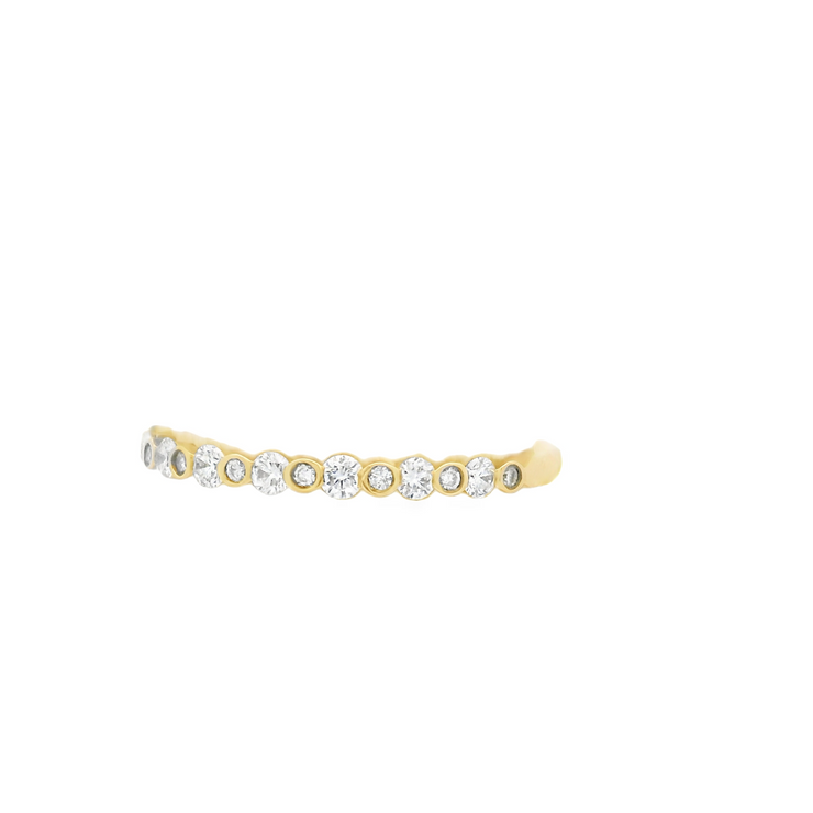 A Jaffe - Diamond Wedding Band - 1/4 Ct