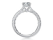 A Jaffe - Hidden Halo & Peek A Boo Diamond Engagement Ring
