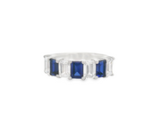 Sapphire & Diamond Ring