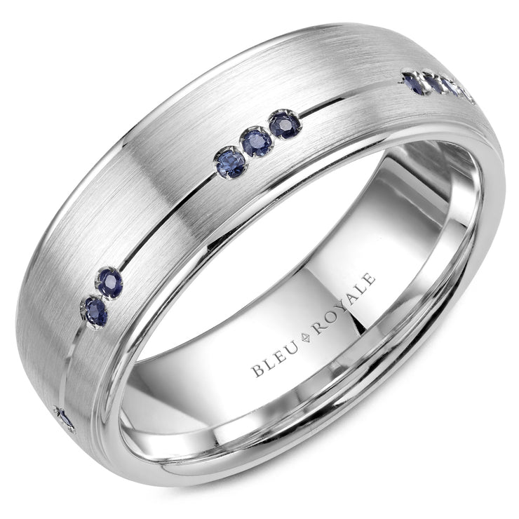 Bleu Royale Wedding Band