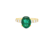 Emerald & Diamond Ring