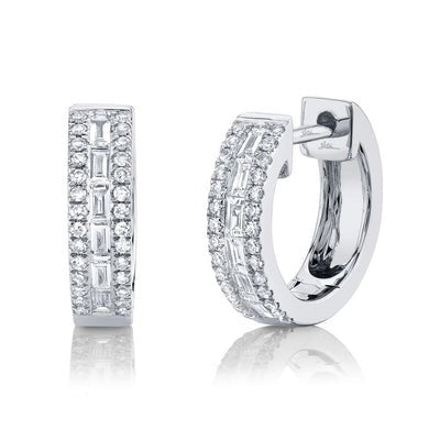 Diamond Hoop Earring