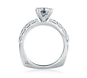 A. JAFFE - Timeless Classic Shared Prong Engagement Ring