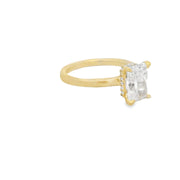 Diamond Engagement Ring - 2 Ct Radiant Center