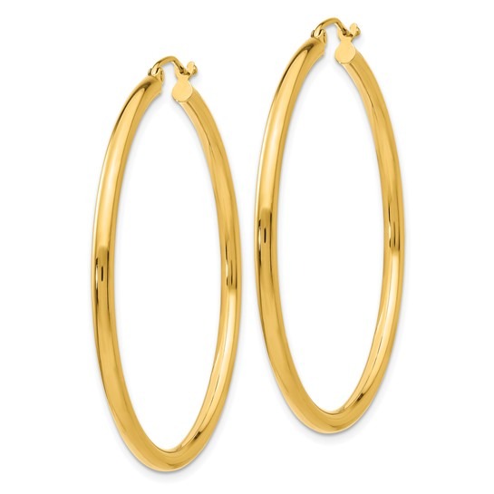 Yellow Gold Hoop Earrings