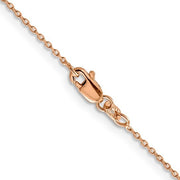 ROSE GOLD CABLE CHAIN 18"