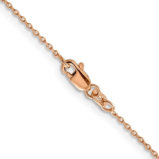 ROSE GOLD CABLE CHAIN 18"