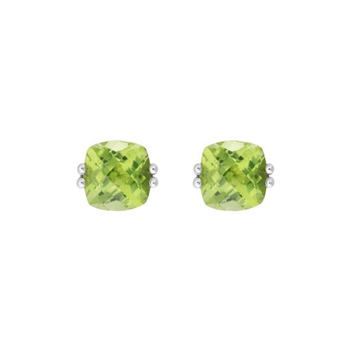 PERIDOT STUD EARRINGS