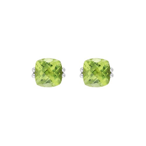 PERIDOT STUD EARRINGS