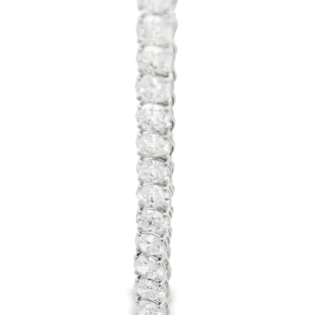 OVAL DIAMOND TENNIS BRACELET - 8 CT