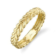 Shy Creation - Laurel Wreath Gold Band