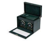 WOLF - British Racing Double Watch Winder With Storage