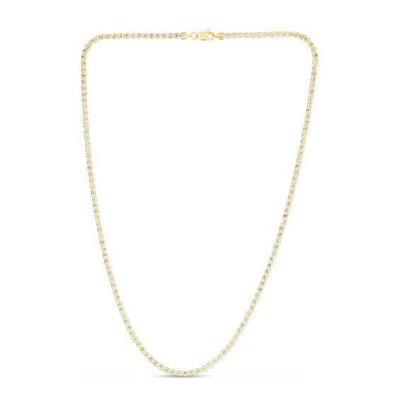 GOLD ICED CHAIN 16"
