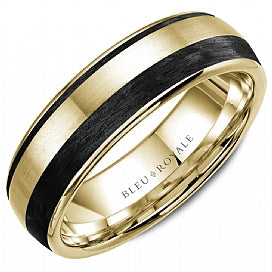 CROWN RING – MENS WEDDING BAND