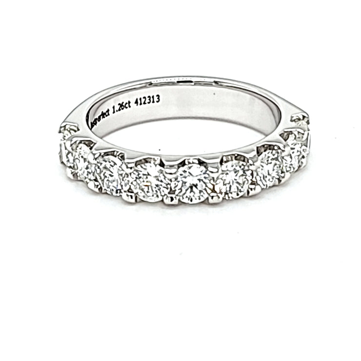 PRONG SET DIAMOND WEDDING BAND – 1.25 TCW