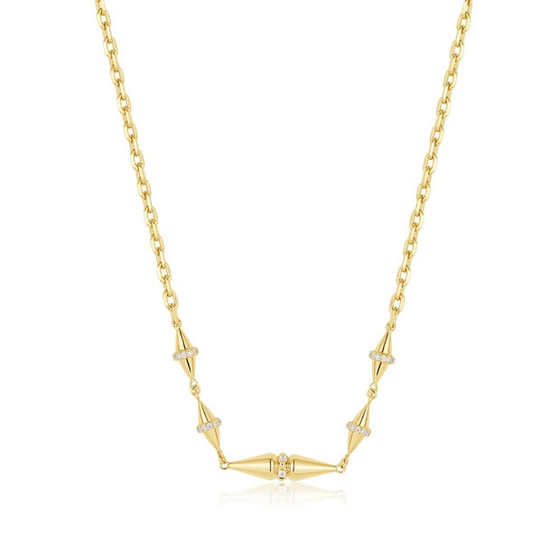 ANIA HAIE - GOLD GEOMETRIC CHAIN NECKLACE