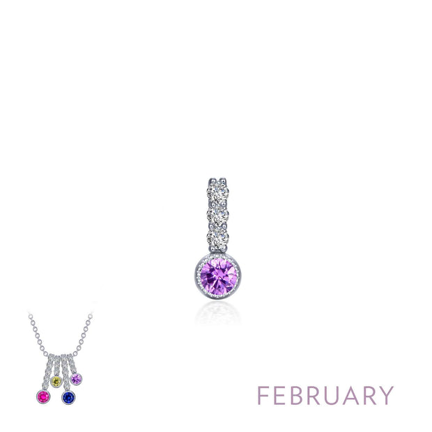Lafonn- February Birthstone Love Pendant