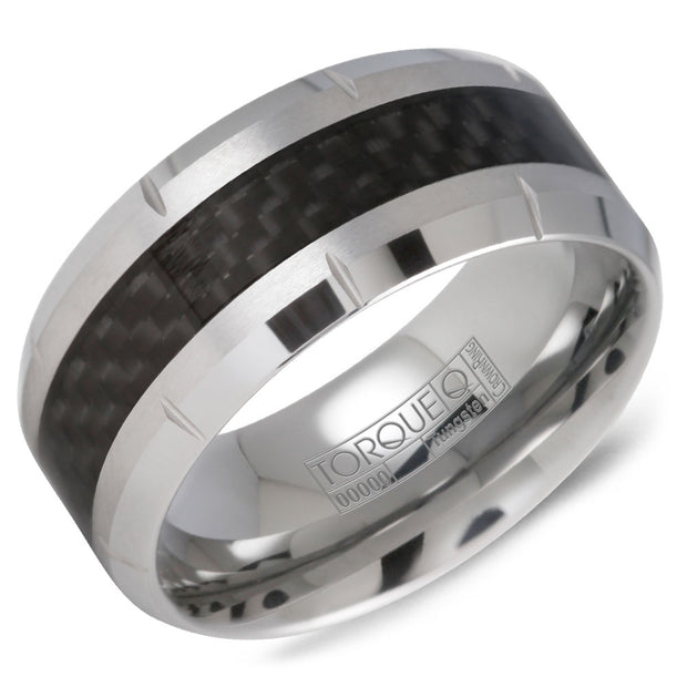 CROWN RING - TUNGSTEN & CARBON FIBER BAND