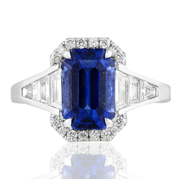 Sapphire & Diamond Ring