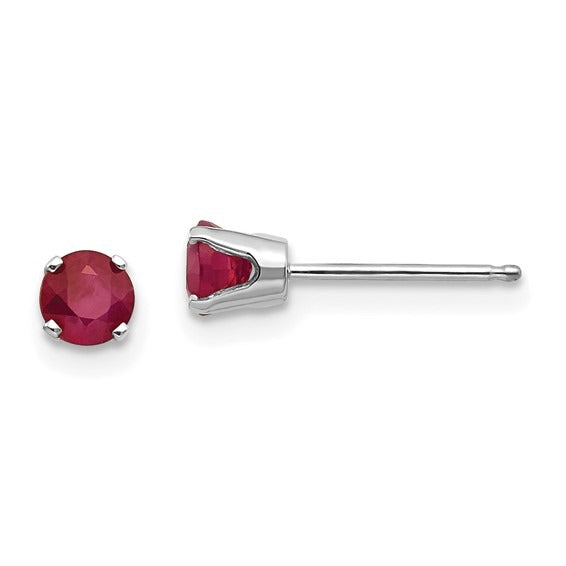 RUBY STUD EARRINGS