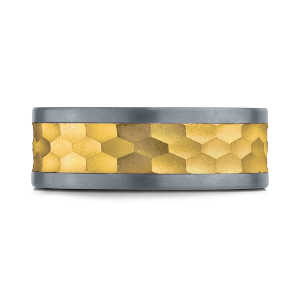 Yellow Gold & Tantalum Mardini Wedding Band