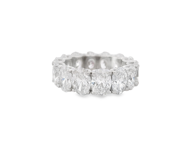 Oval Diamond Eternity Band